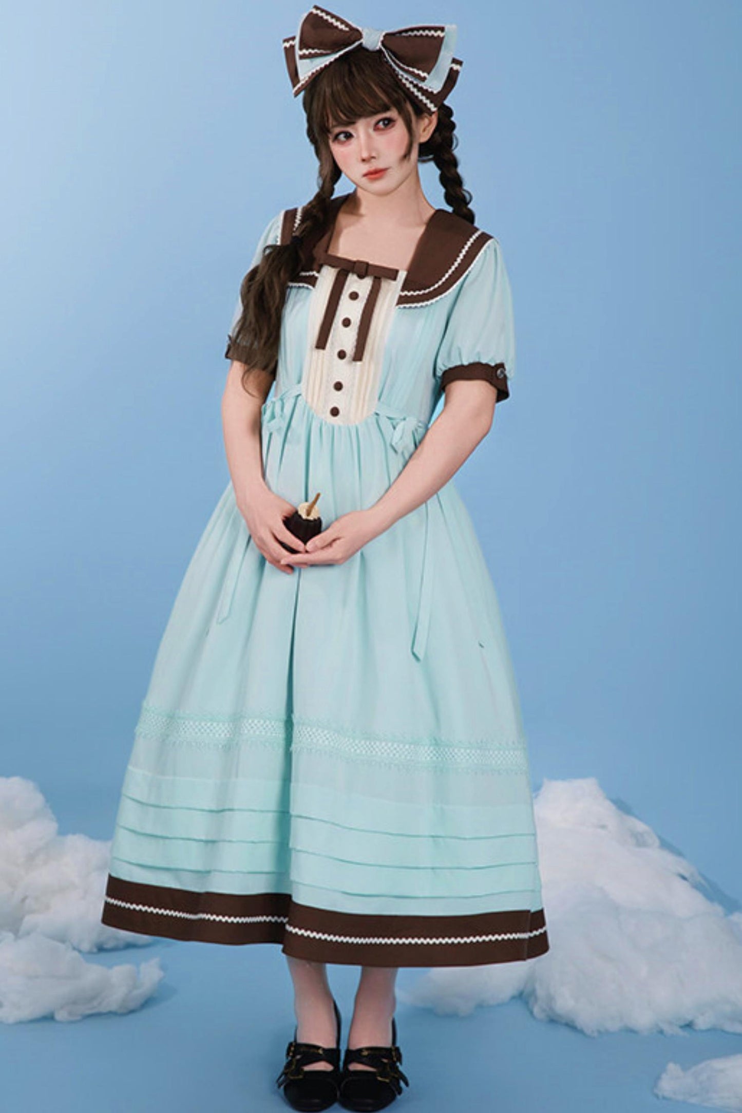 Classic Marine Lolita Dress + Accessories