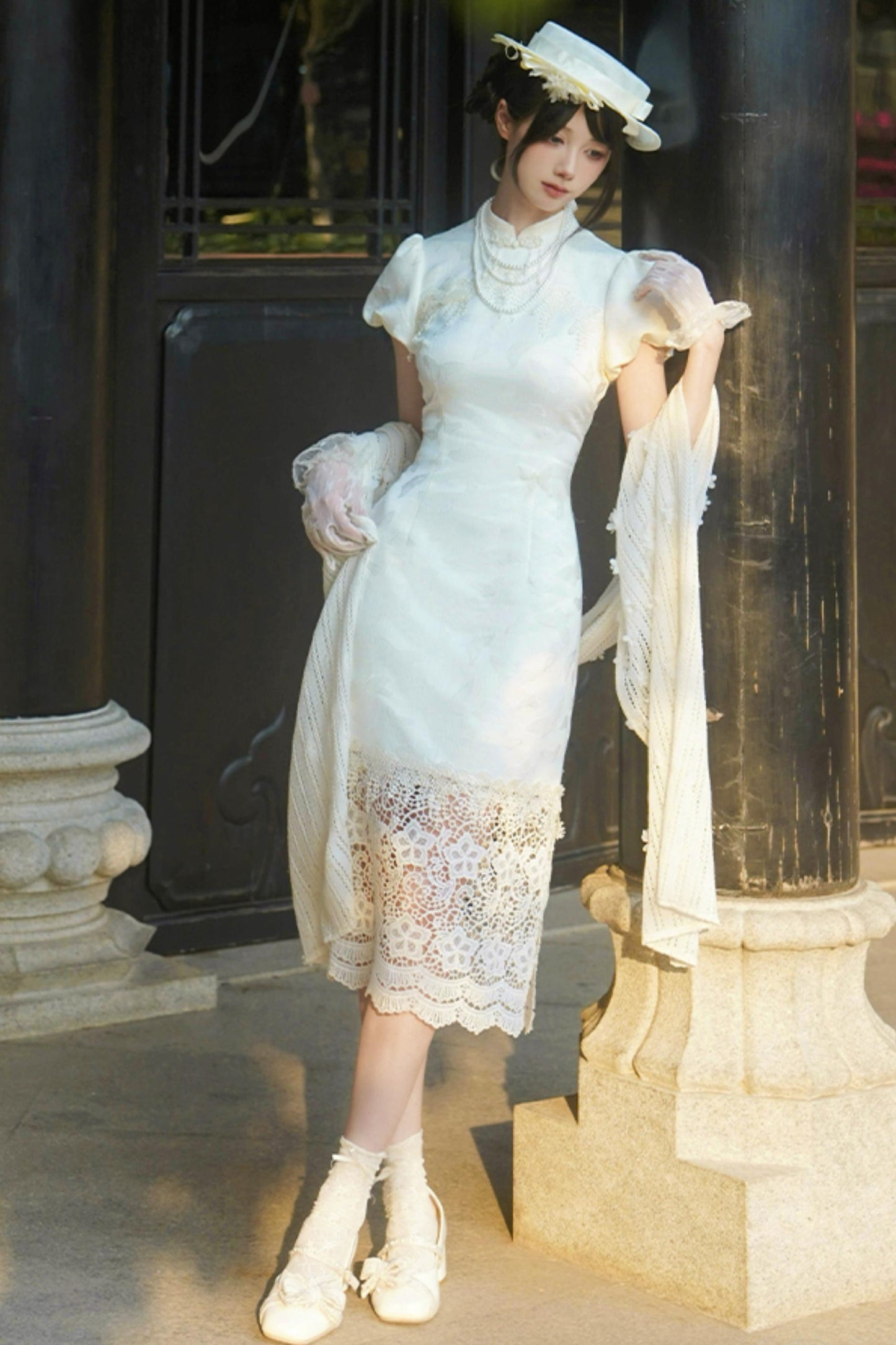 【予約商品】エレガントフィッシュテールロリータドレスセットアップ