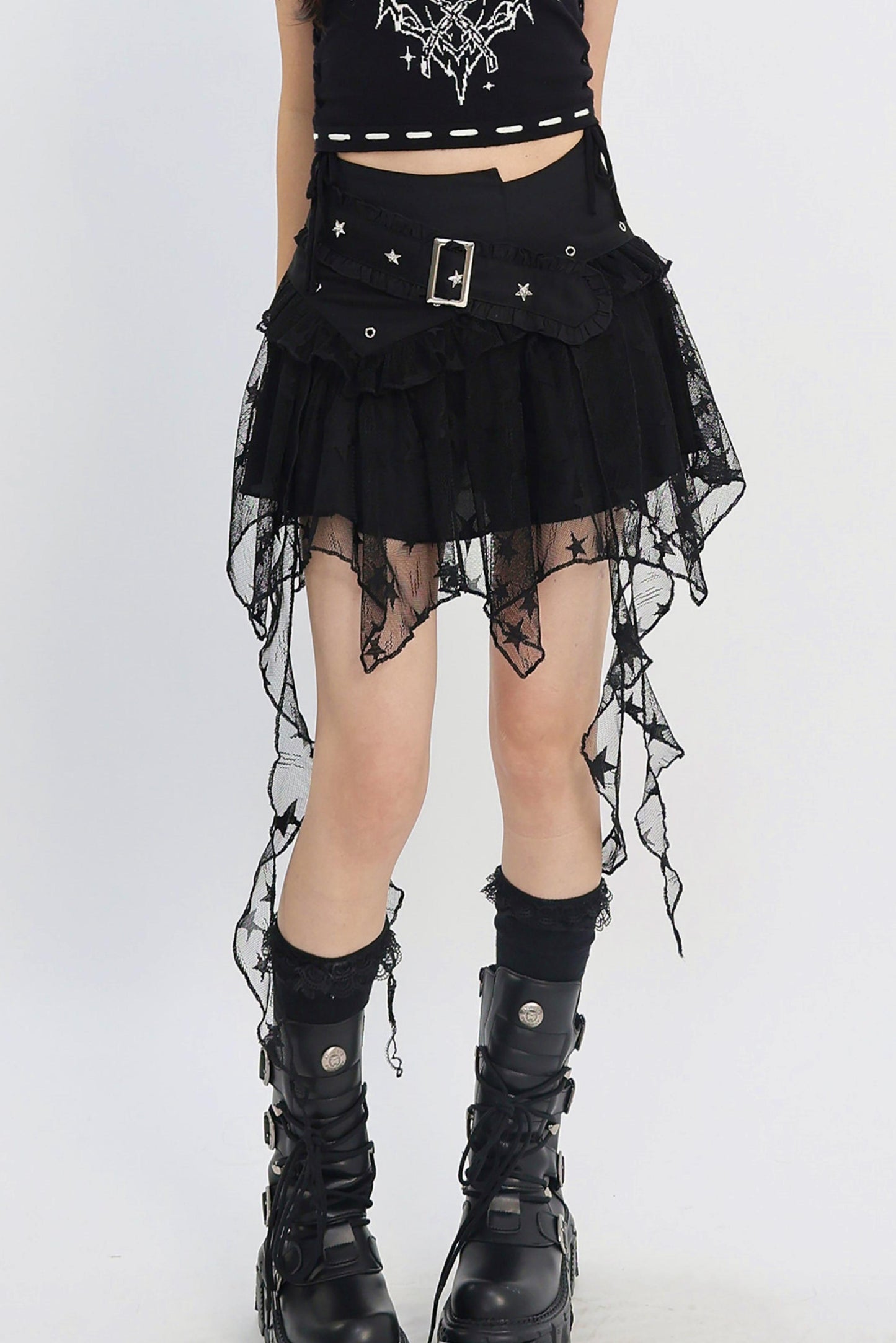Star-Veil asymmetrischer Rock