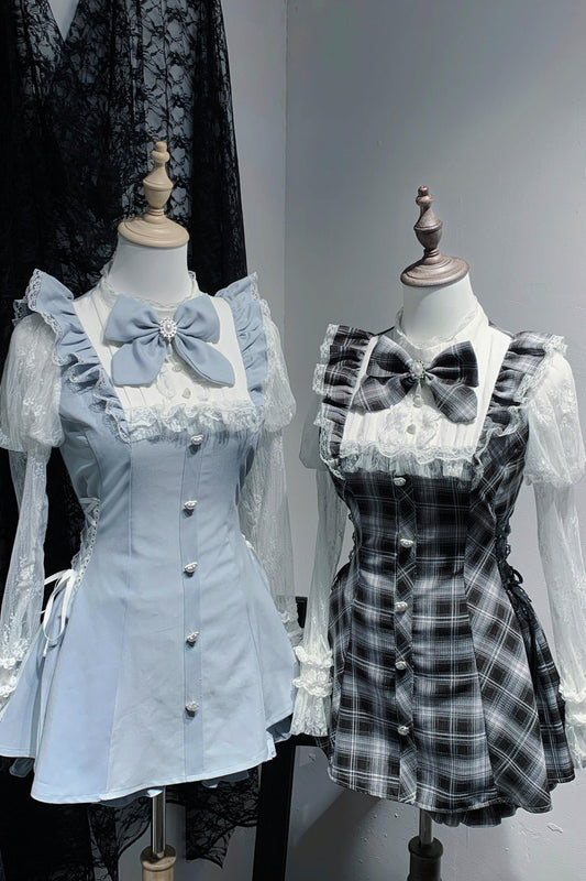 Subculture Dark Kawaii Lace Dress + Shorts