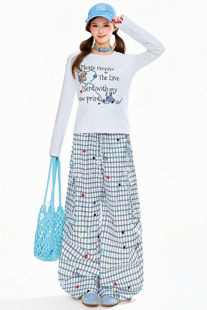 Animal Design Letter Top