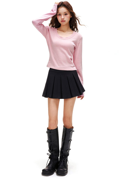 Cashmere Velvet Slim Sweater