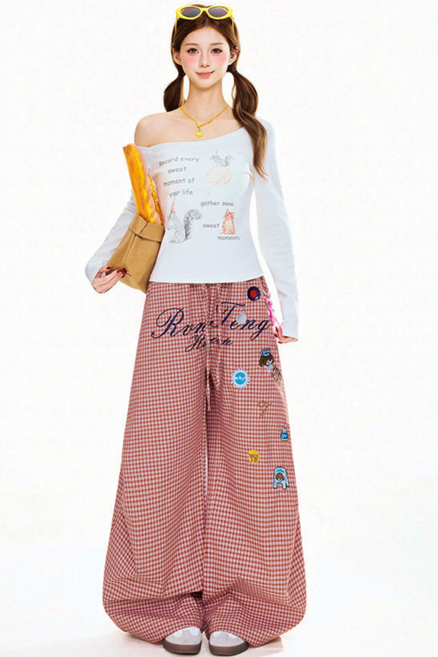 Retro One Shoulder Top