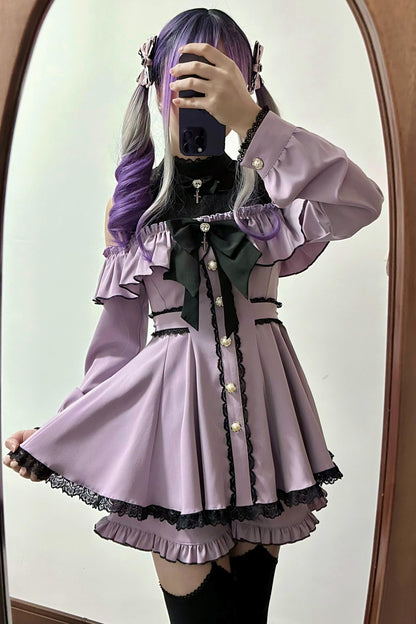 Mass-Produced Style Starlight Ruffle Dress