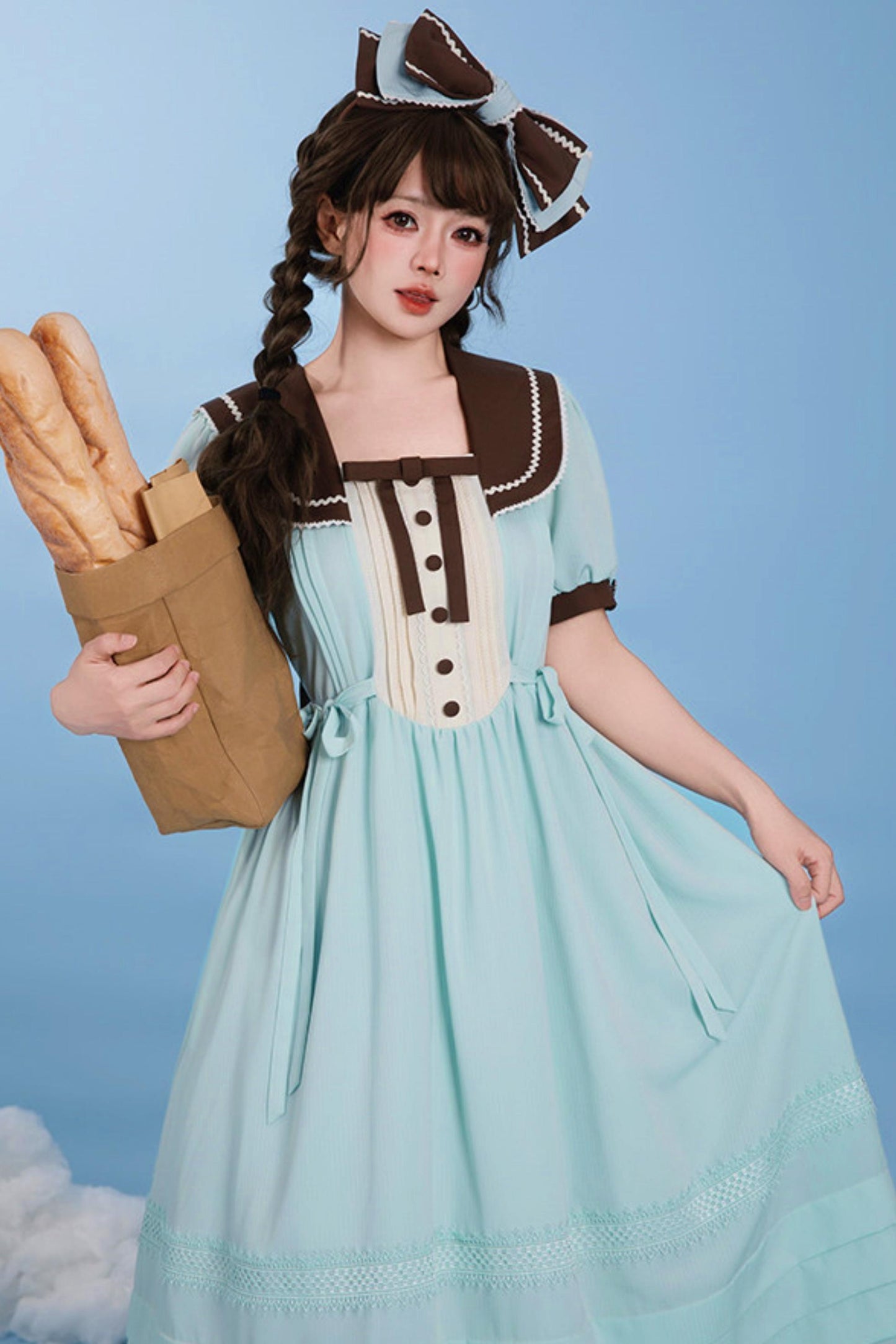 Classic Marine Lolita Dress + Accessories