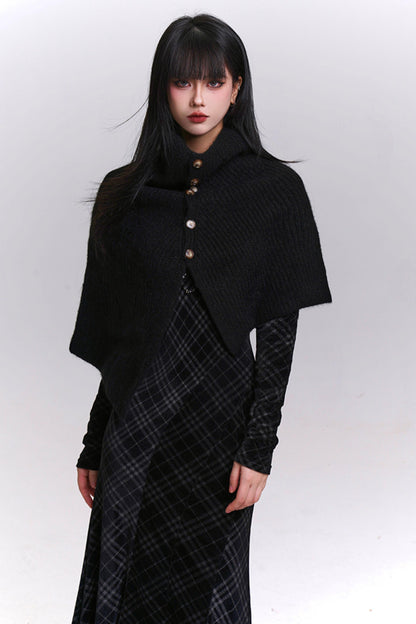 ダークファンタジーフローイングニットショール