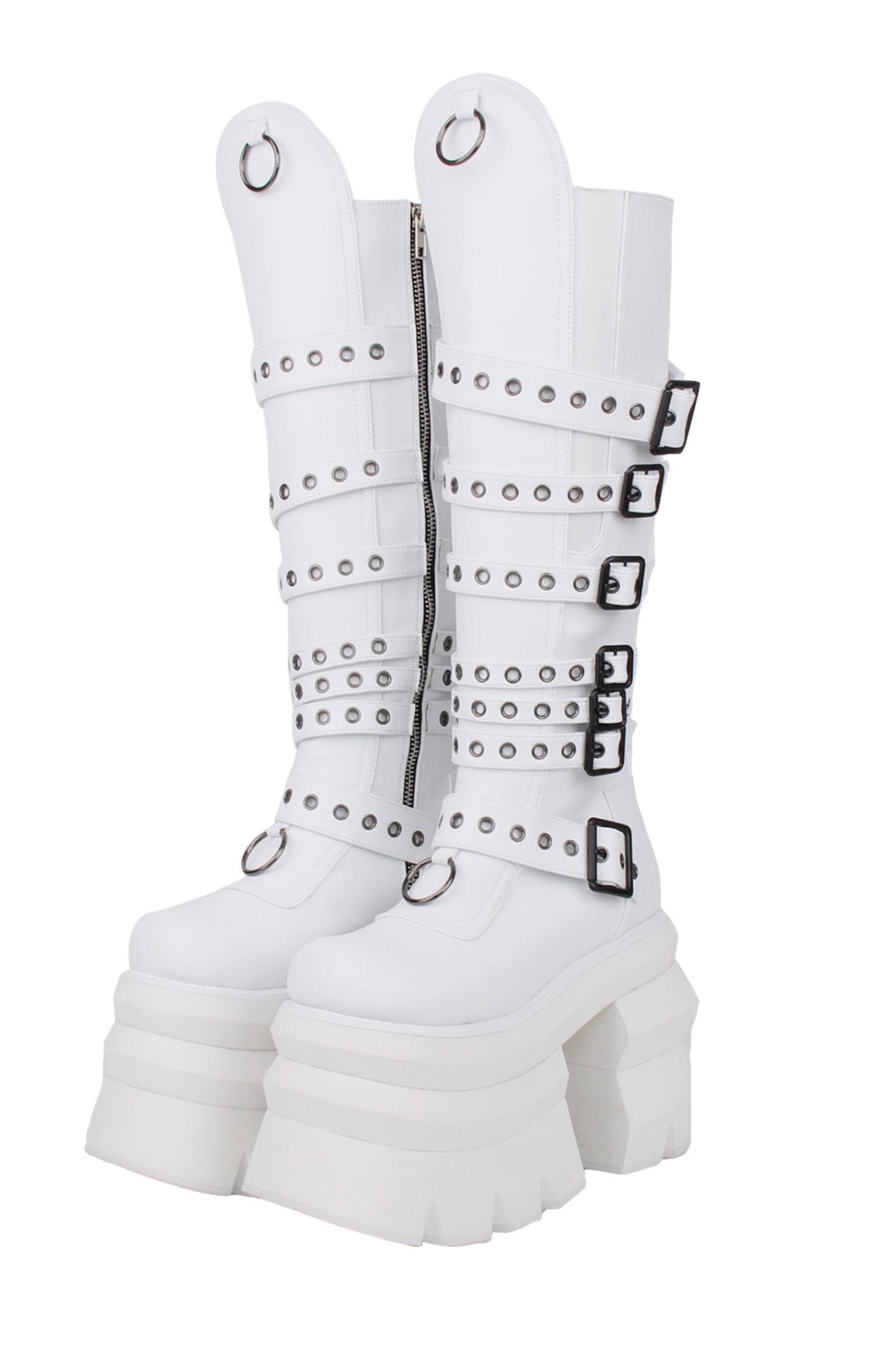 Hohe Punk-Plateau-Stiefel