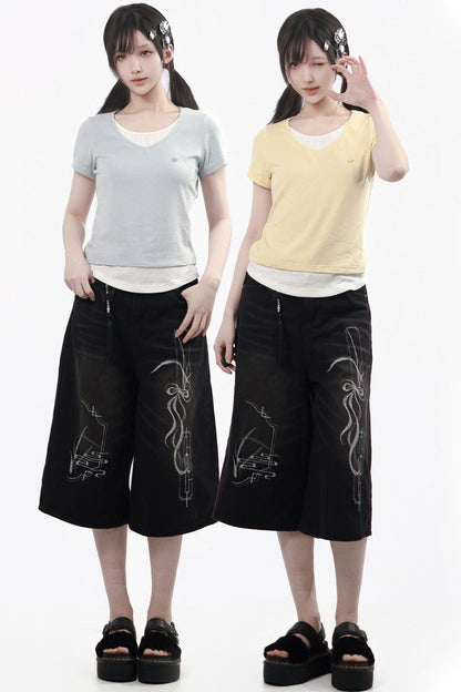 Soft Color Summer Mini T-Shirt