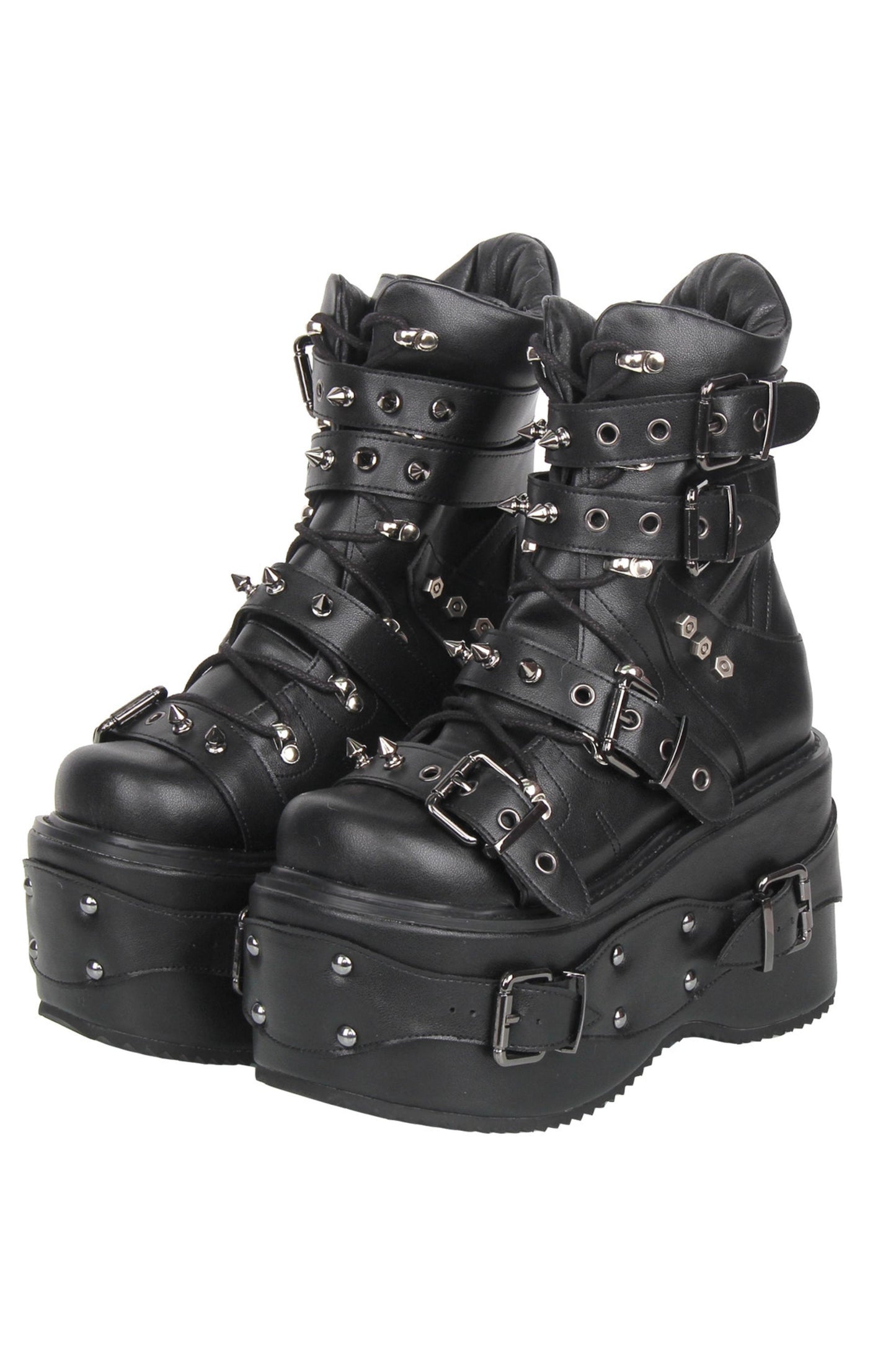 Punk-Nieten-Plateau-Stiefel