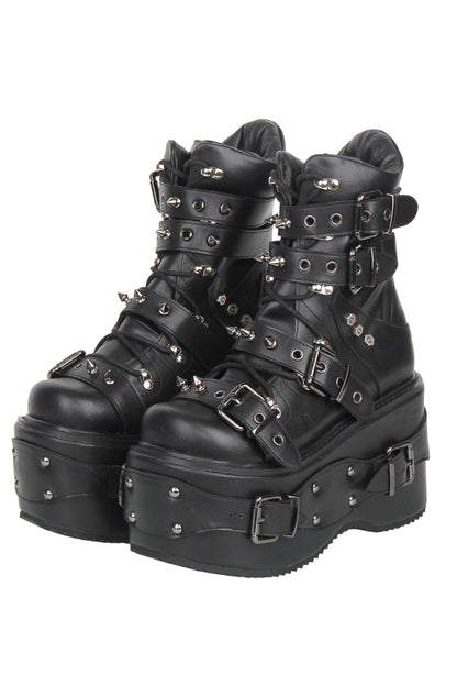 Punk-Nieten-Plateau-Stiefel