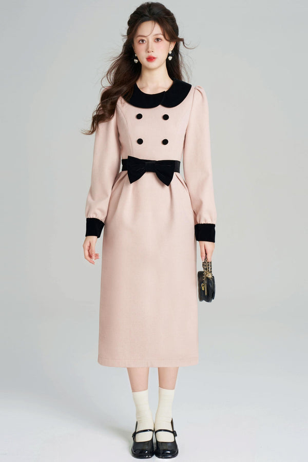 French Retro Sweet Dress