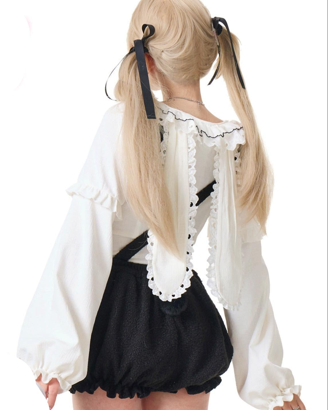 バニーケープ+オーバーオール+トップス