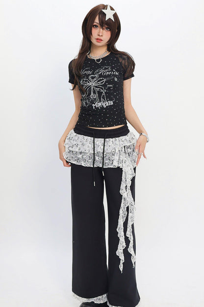 Star Ribbon Y2K Top