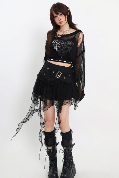 Star-Veil asymmetrischer Rock