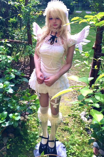 Lace Patchwork Top + Tiered Skirt