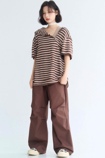 airy loose-fitting hooded tea