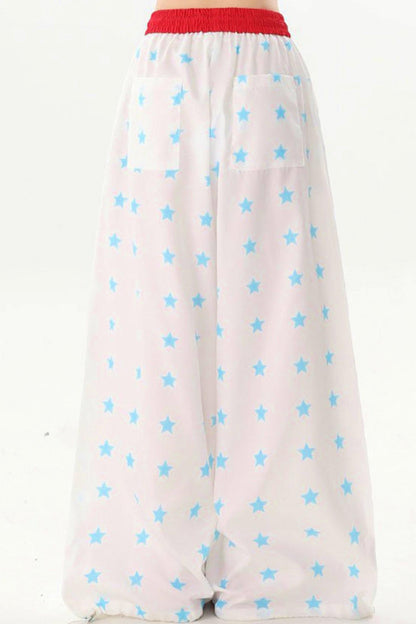 Retro Pop Star Wide Leg Pants