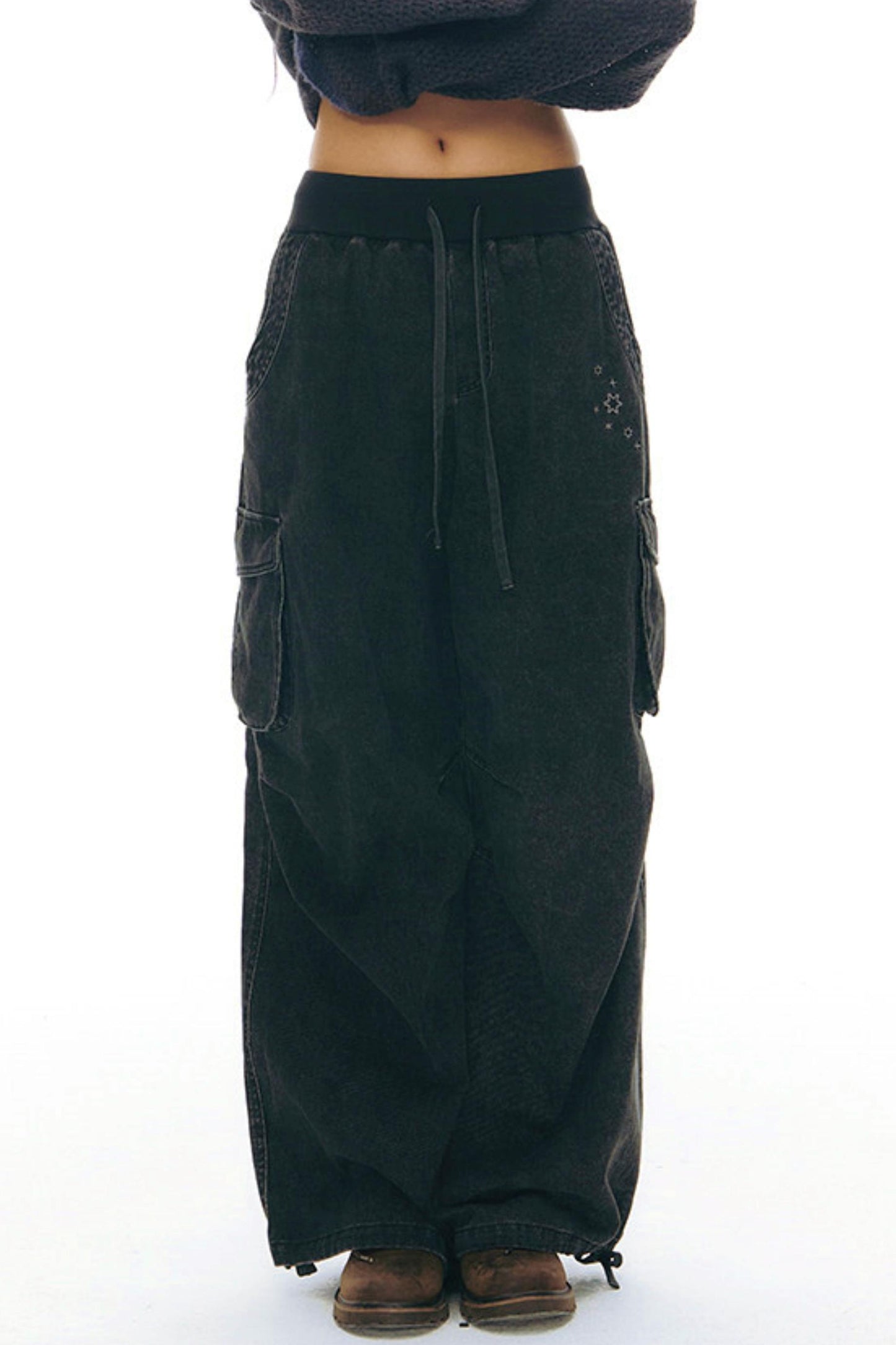 レトロワークウェアルーズパンツ