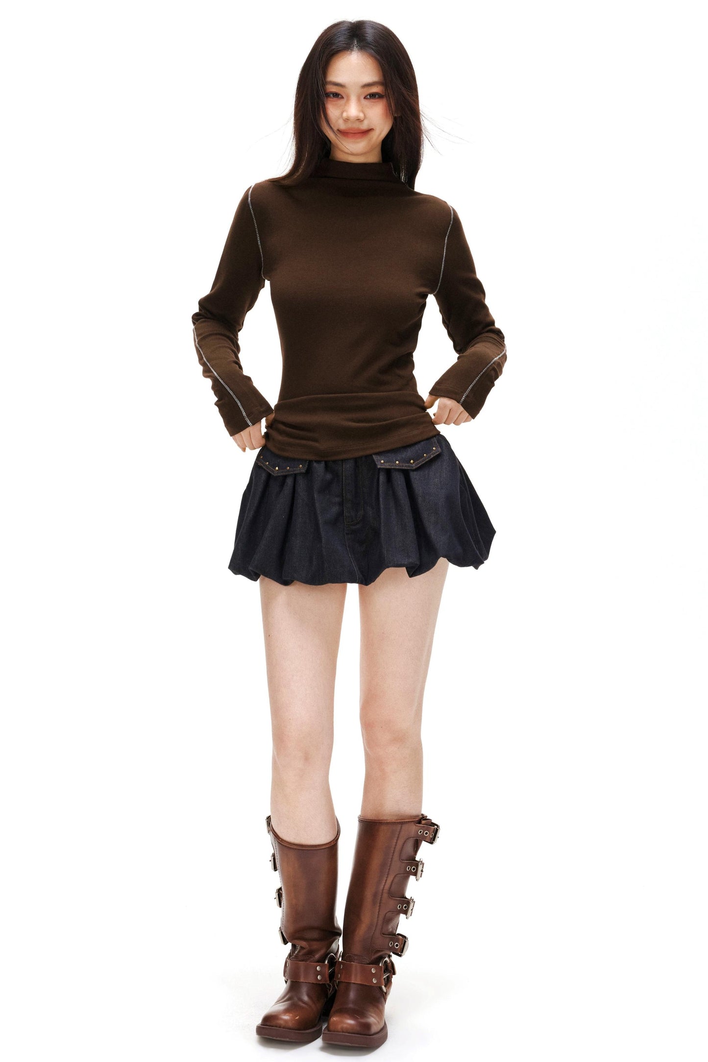 Moose cashmere slim sweater