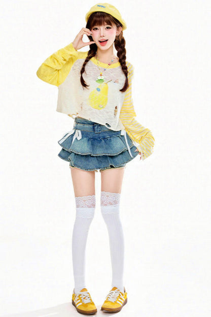 Vitamin Sweets Print Top