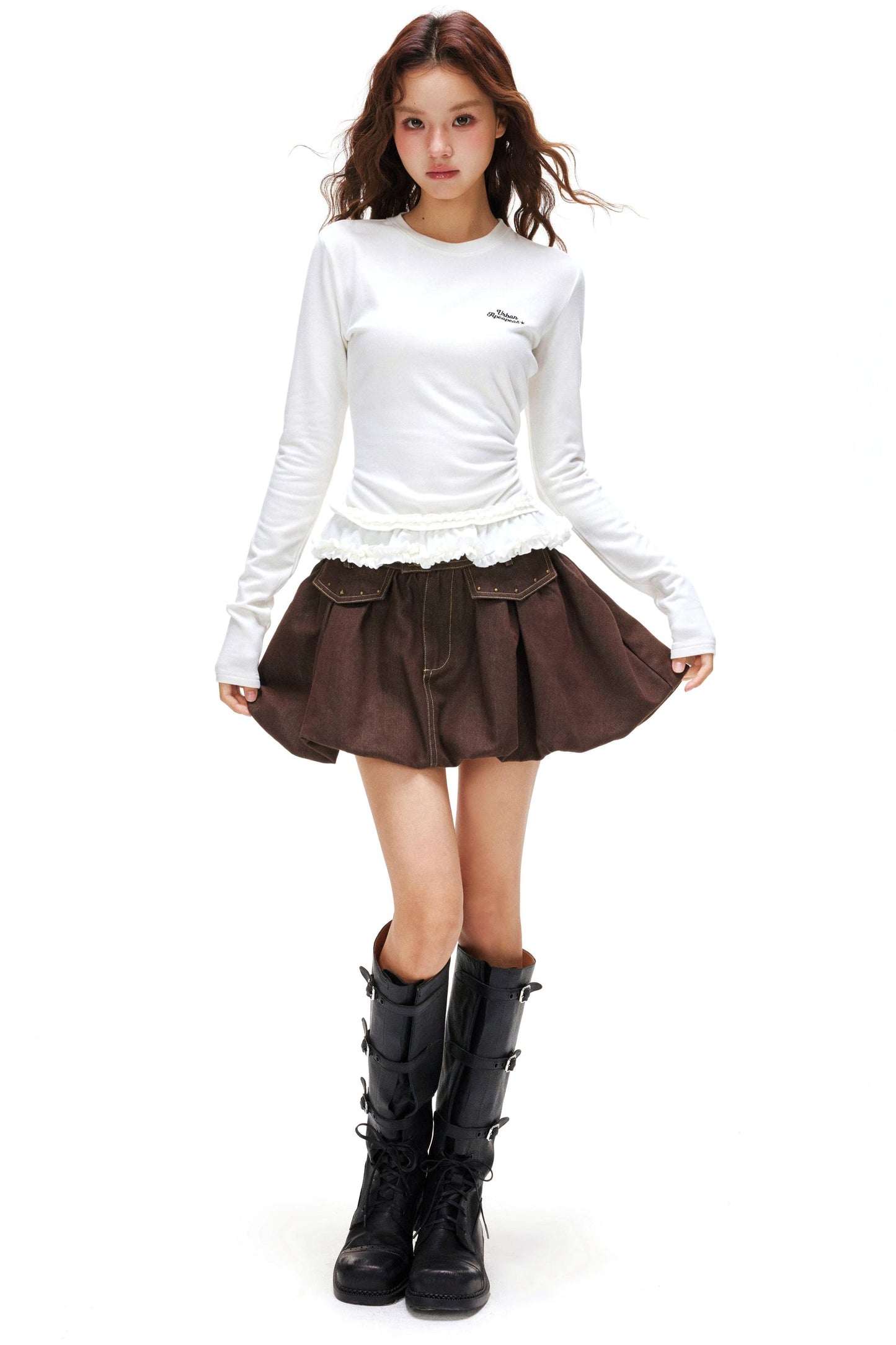 Floral Bad Balloon Skirt