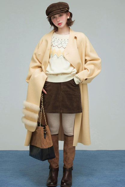 フェアアイルチーズロールセーター