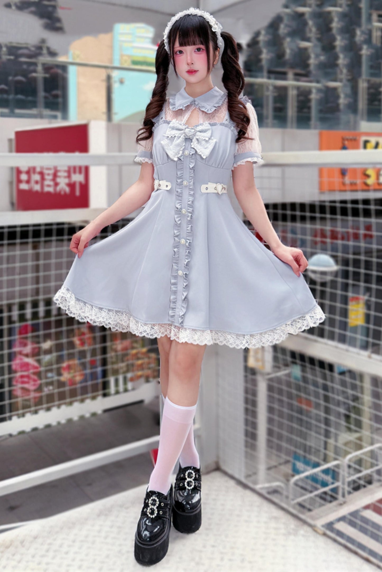 [Vorbestellung] Prinzessinnenkleid im Spitzendoll-Stil