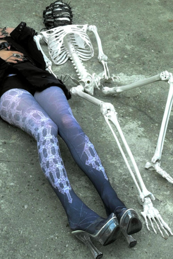 Dark Cross Gothic Tights