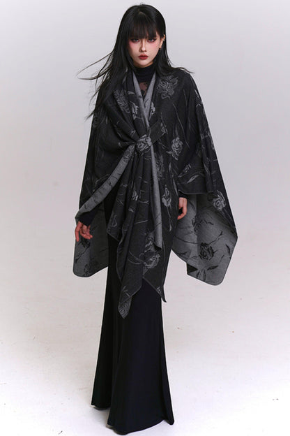 Elegant Crochet Style Scarf Shawl