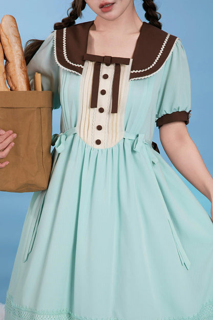 Classic Marine Lolita Dress + Accessories
