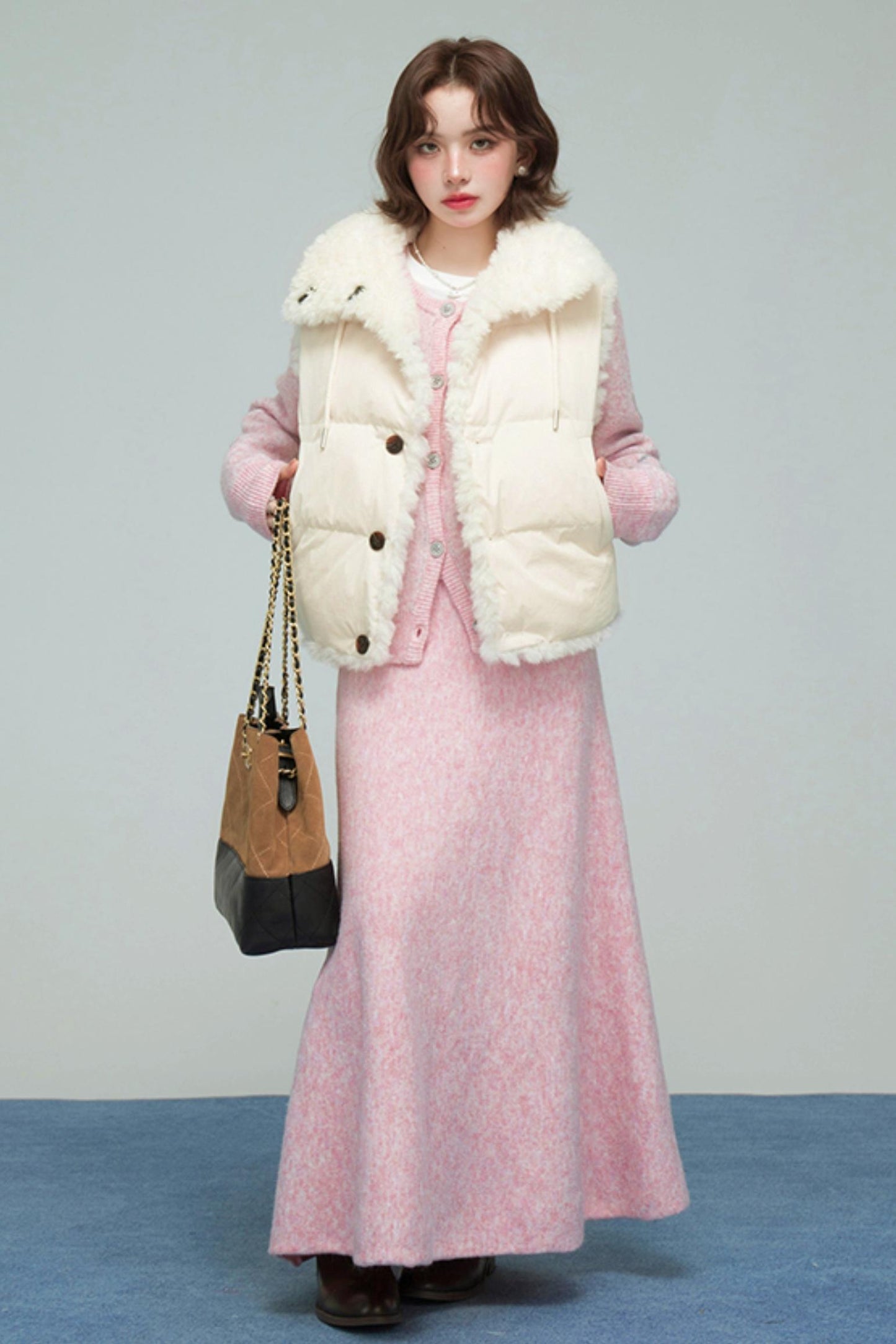 リバーシブルココナッツクリームベスト