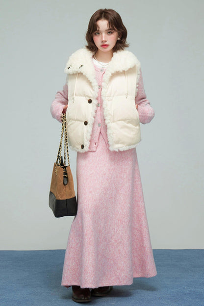 リバーシブルココナッツクリームベスト