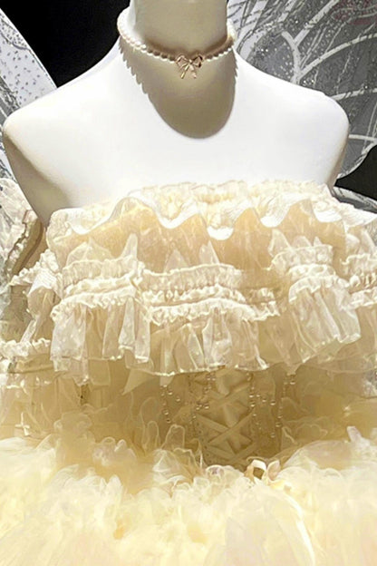 Flower Tulle Princess Dress + Accessories