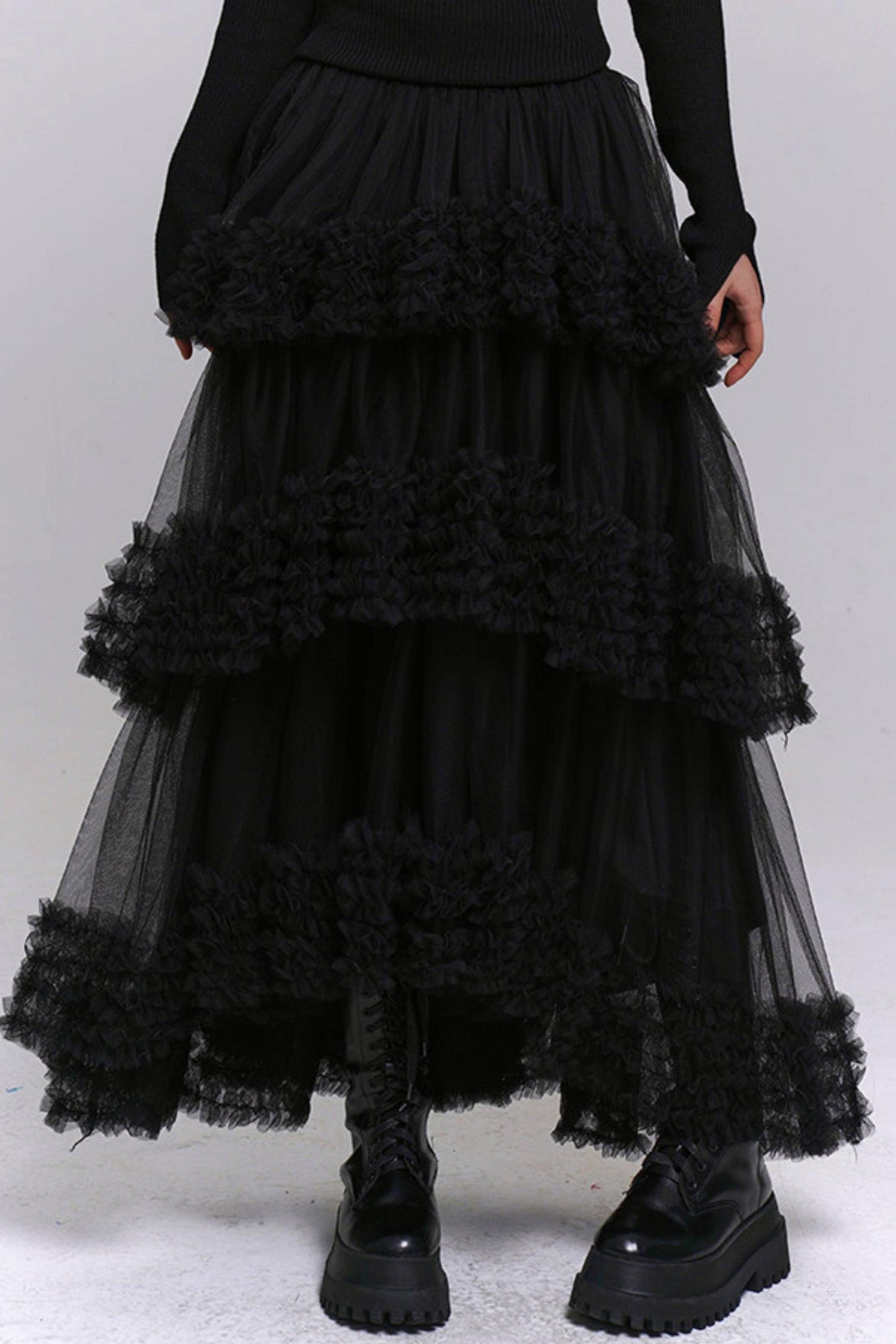 Lace Fluffy Cake Skirt