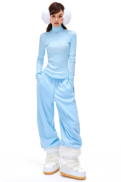 Slim Basic Turtleneck Top