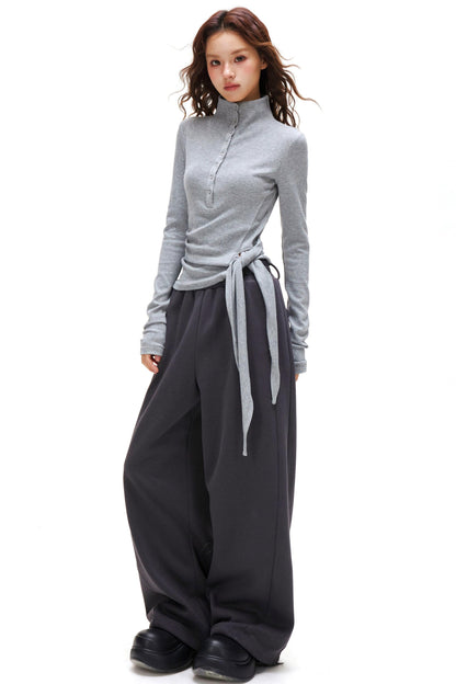 レータラインルーズスウェットパンツ