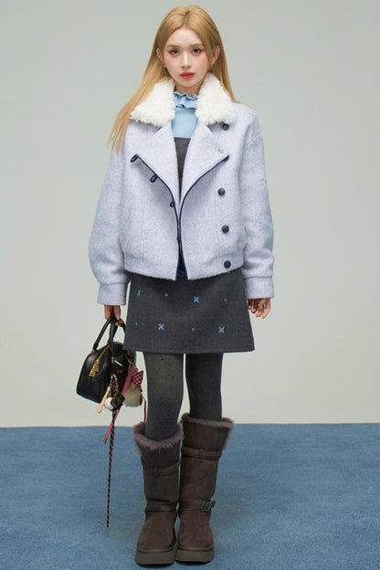 クラウドブルーファーリージャケット