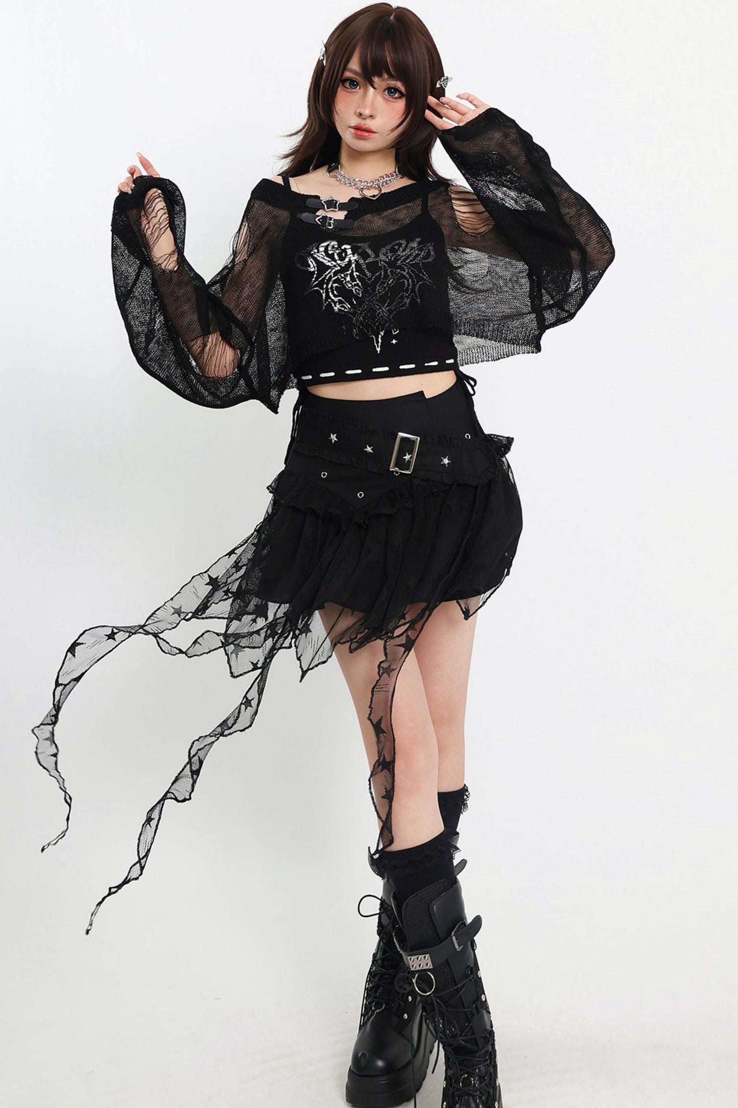 Star-Veil asymmetrischer Rock