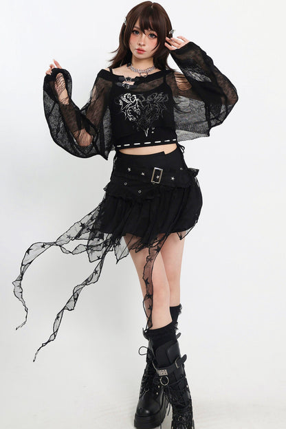 Star-Veil asymmetrischer Rock