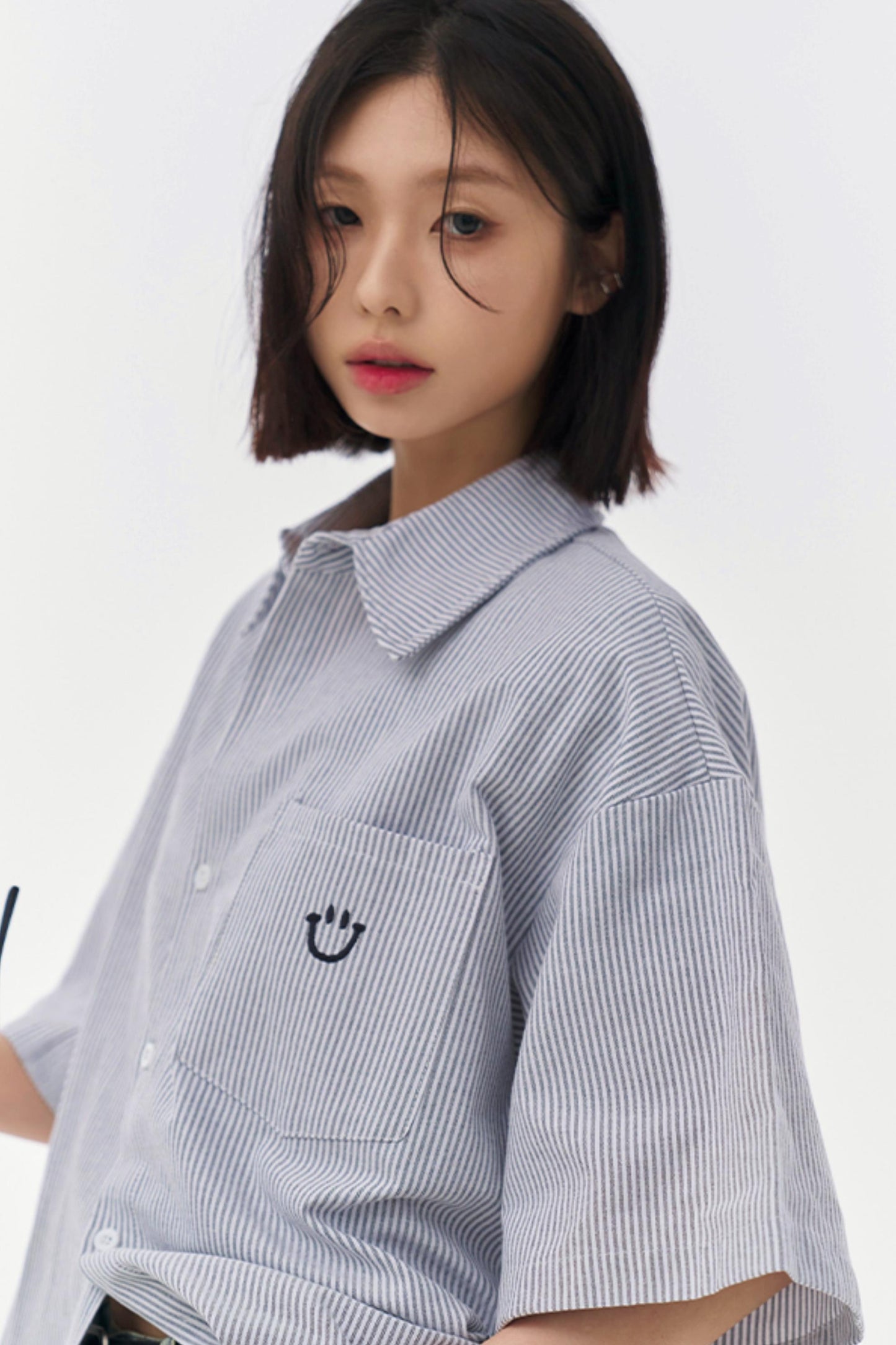 Mode Loose Striped Shirt