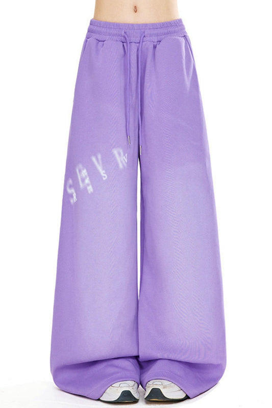 Osh Print Loose Sweatpants