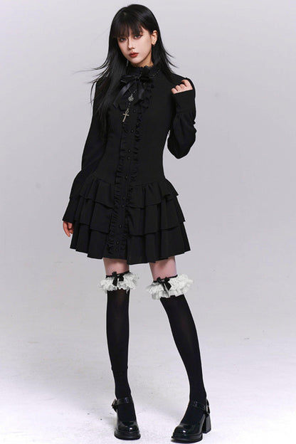 Ghost Girl Black Dress