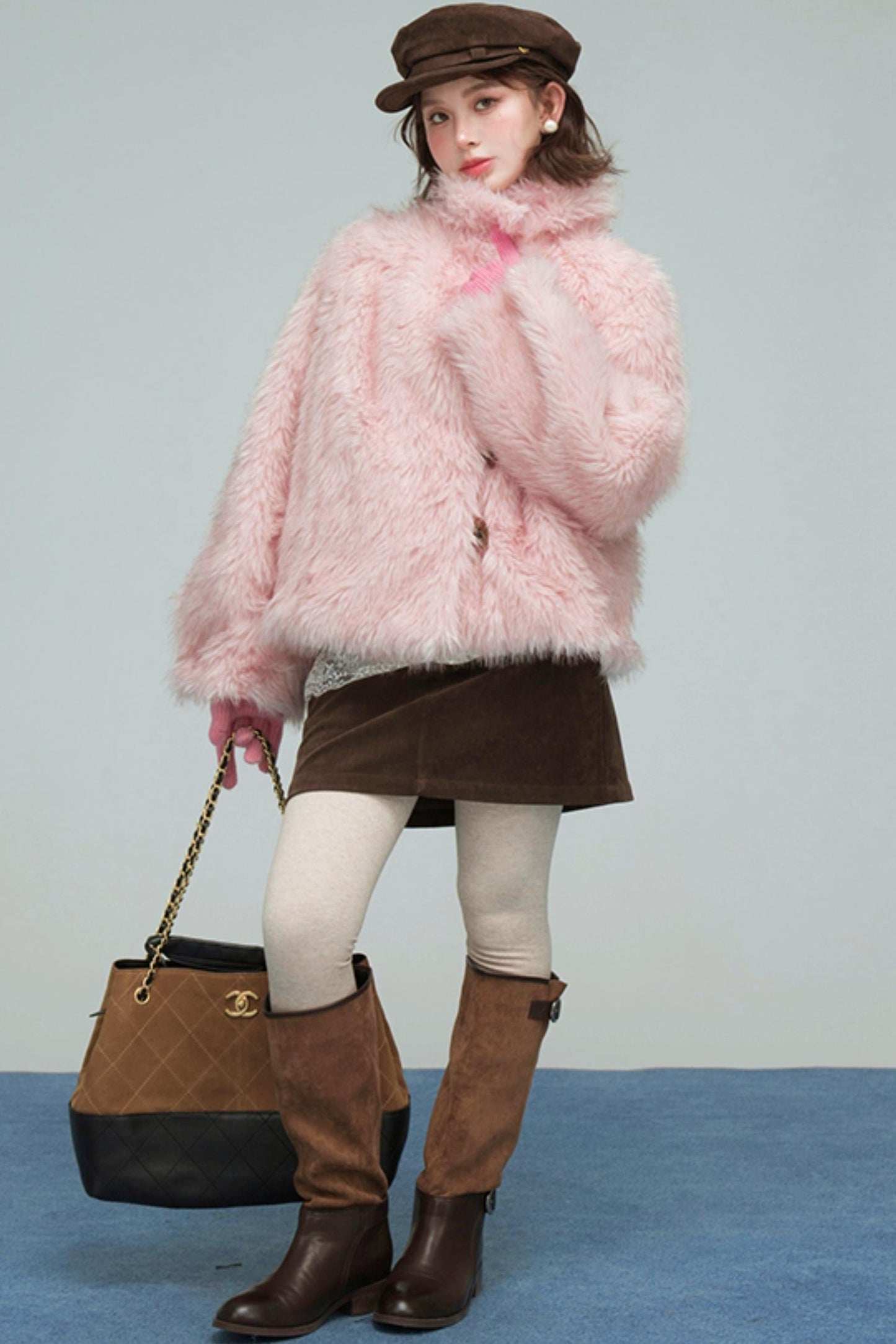 フラッフィートリムジャケット