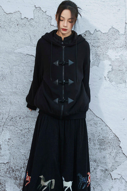 Hooded Fleece Winter Jacket