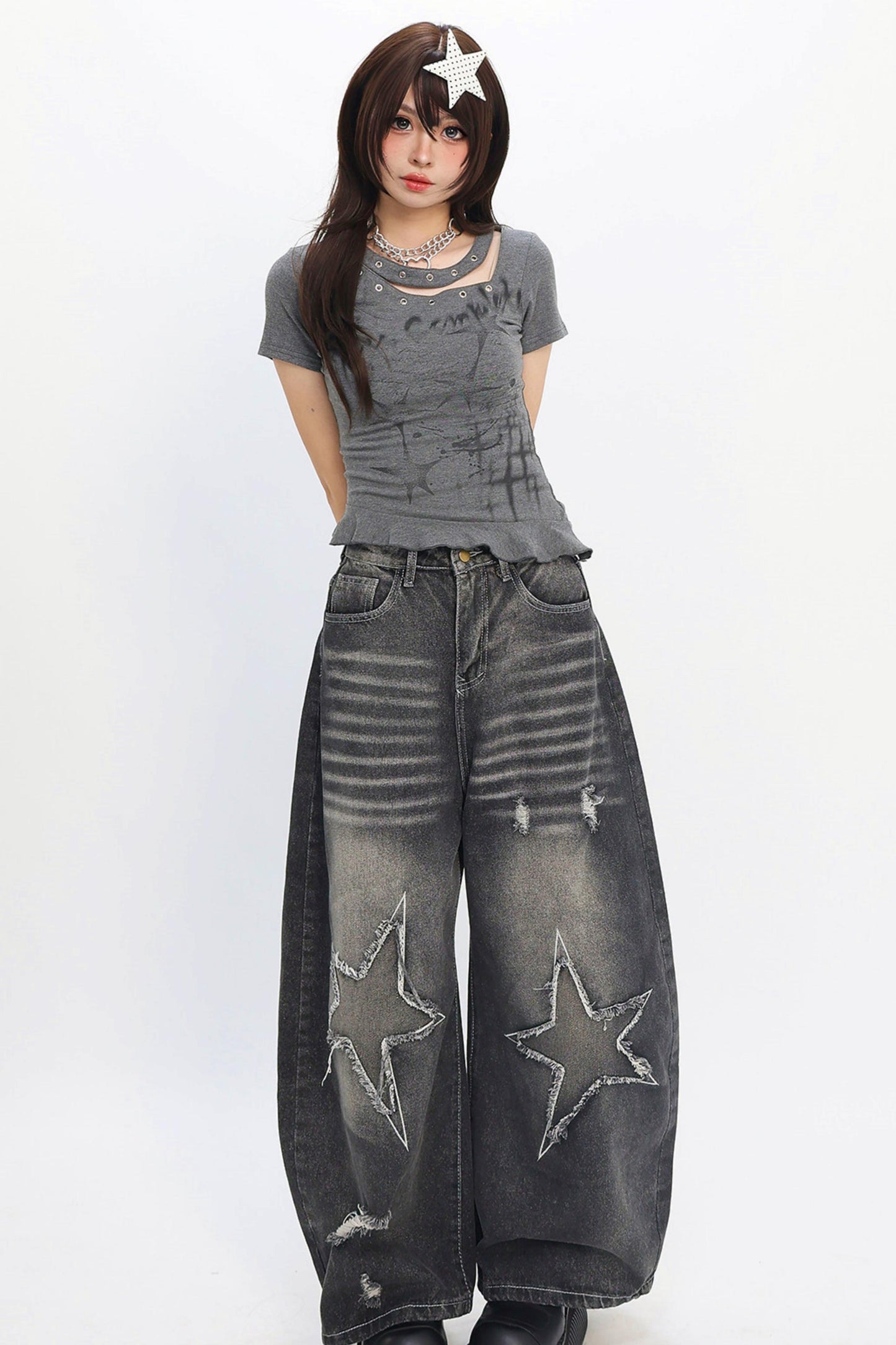 Y2K Sparkle Logo T-Shirt