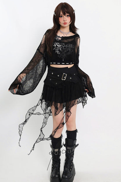 Decadent Cyber Knit Cami Set