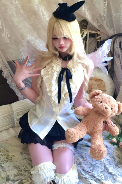 Gothic Ruffle Vest + Skirt