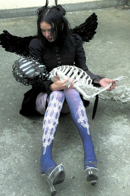 Dark Cross Gothic Tights