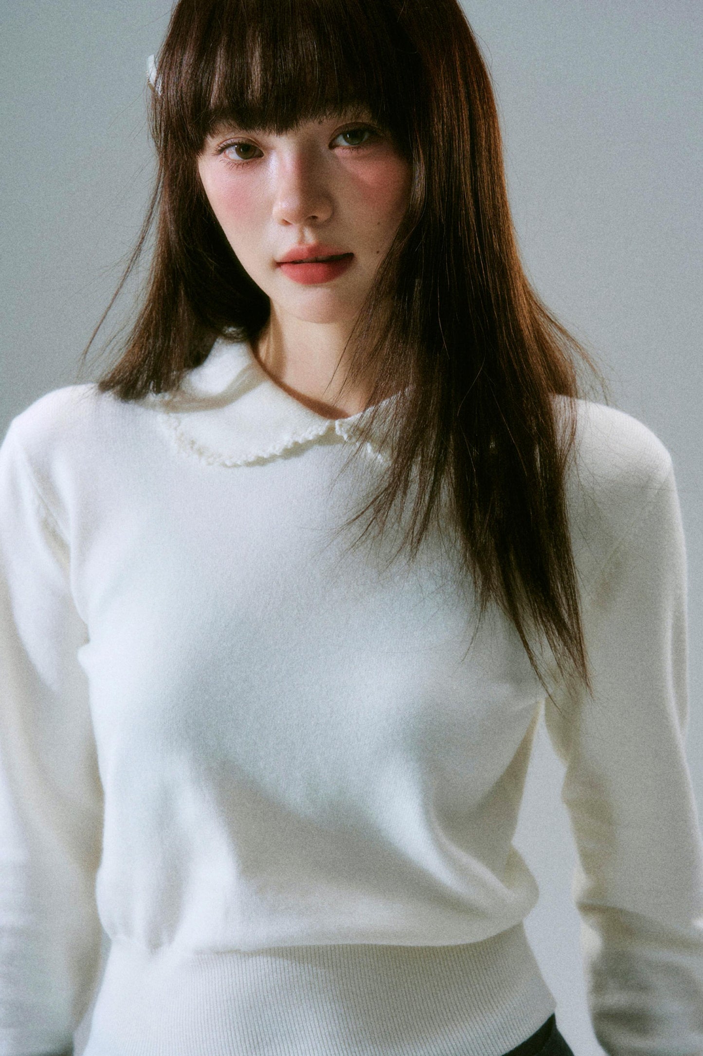 Crochet Crew Neck Top