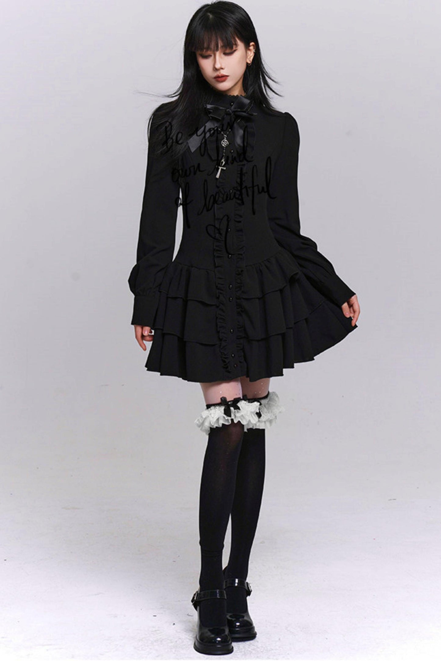 Ghost Girl Black Dress